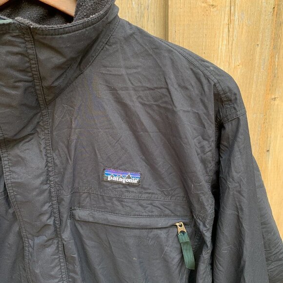 2008 Patagonia Rain Jacket Small Black - Picture 3 of 10
